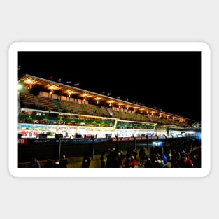 Motor Racing At Night Le Mans 2019 Sticker